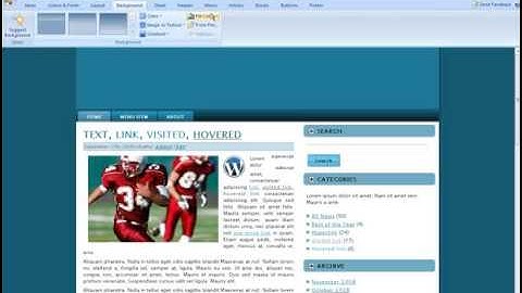 Create WordPress templates with Artisteer Part 3