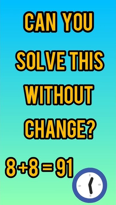 Simple Math Riddle 6 | Riddles | Puzzles #shorts - YouTube
