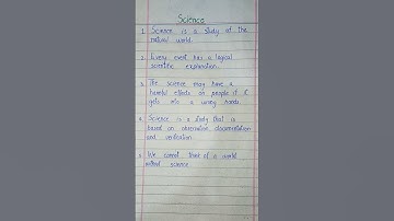 5 lines essay on Science #5linesessay #5lines