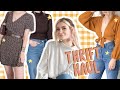 try on fall thrift haul!