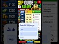 మీ నెల జీతం ప్రకారం ఎంత SIP పెట్టుబడి పెట్టాలి? #sip #mutualfunds #bestmutualfunds #trending