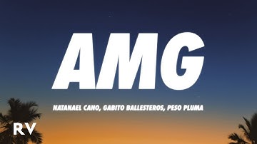 Thumbnail of Natanael Cano x Gabito Ballesteros x Peso Pluma - AMG (Letra/Lyrics)