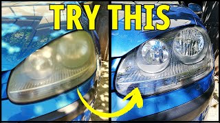 Restoring headlights - Like new