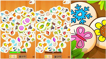 Triple Tile 3D Gameplay 2, New Android Games Gameplay ios Walkthrough Simulator Think Brain Puzzle