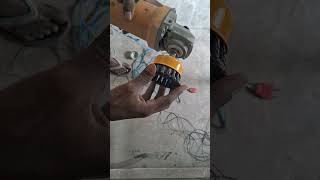 paint remover#how to install wire cup brush with grinder||grinder  me wire  cup brush kaise lagaye