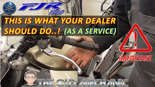 YAMAHA FJR1300 THIS IS WHAT EVERY DEALER SHOULD as a service..! PART 1