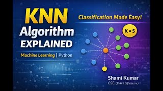 KNN Algorithm Explained in Machine Learning | K-Nearest Neighbors with Python