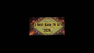 NEW 5 BEST‼️BASE TH 14 2026+LINK #coc #supercell #clashofclans #th14 #baseth14 #th14warbaselink