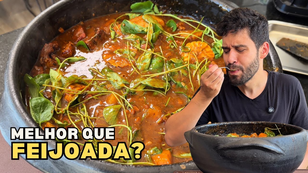 ALMOÇO COMPLETO p/6 pessoas | VACA ATOLADA feita na CHURRASQUEIRA | Costela + Mandioca 