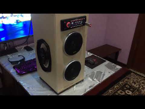 Самодельный саб из автомагнитолы