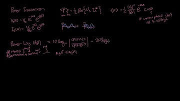 EM-Intro Skill 10-06 Calculate the power transmission at different points of a transmission line.