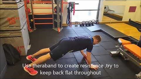 Push Up Position Lateral Walks