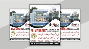 Real Estate Flyer Design New Brochure Template Design in Coreldraw Tutorial