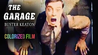 The Garage (1920) Buster Keaton | Colorized | Comedy | Full Length Short Film