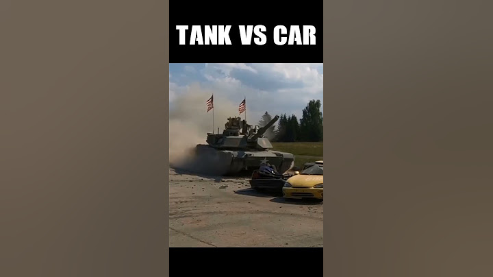 ShortsVids tank vs car #2 #shorts #Militaryshorts