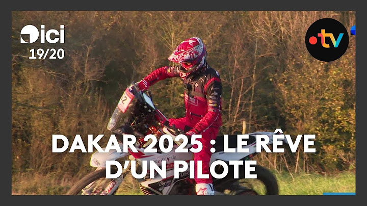 Dakar 2025 : le rêve d'un pilote de moto du Pas-de-Calais