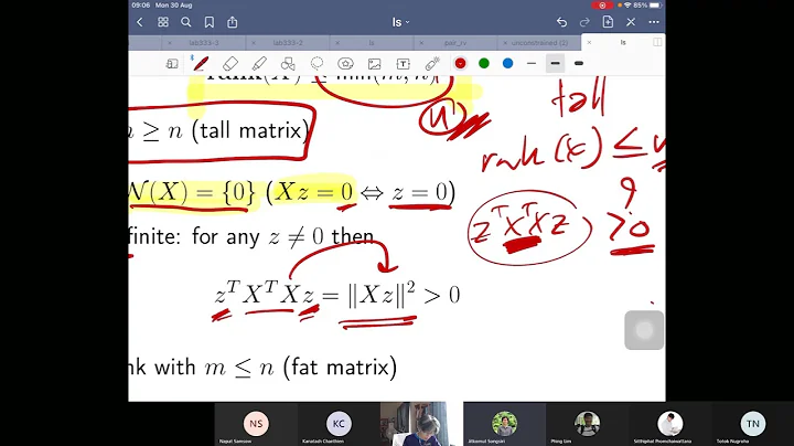 Linear least-squares: part 2 - solution and orthogonal projection