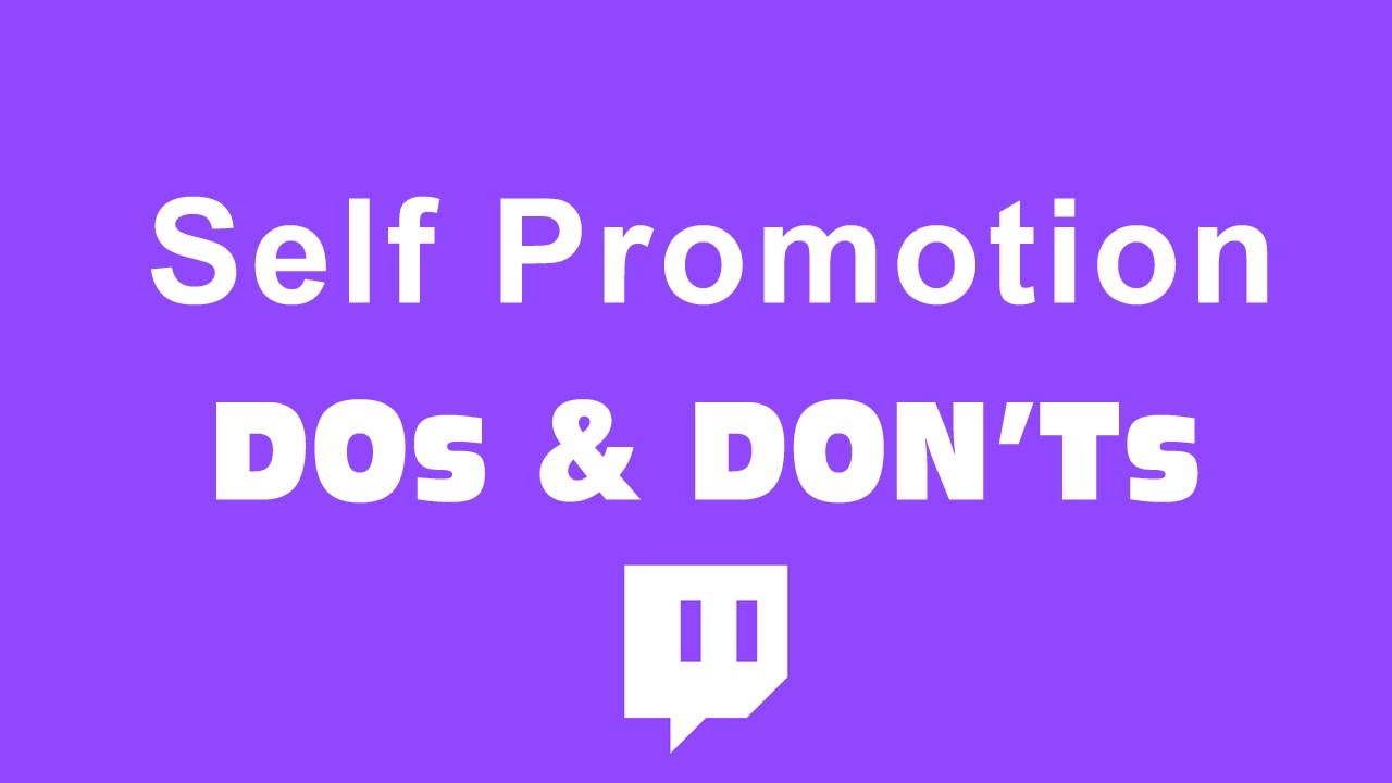 Twitch Streaming: How To Deal With Self-Promoters - YouTube