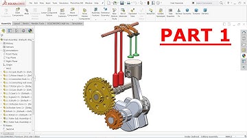 Solidworks tutorial Design of Single cylinder Engine Part 1