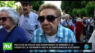 25/04/2023 Multitud de fieles han acompañado en romería a la virgen de la Fuensanta