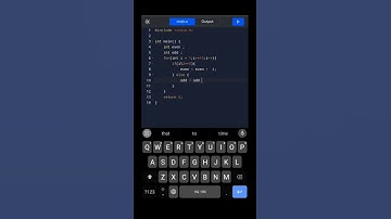 sum of even and odd numbers between 1 to 10 #shorts#youtubeshorts #coding #evensum #odd #even #code