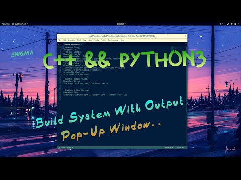 C++ && Python3 Build System Creation