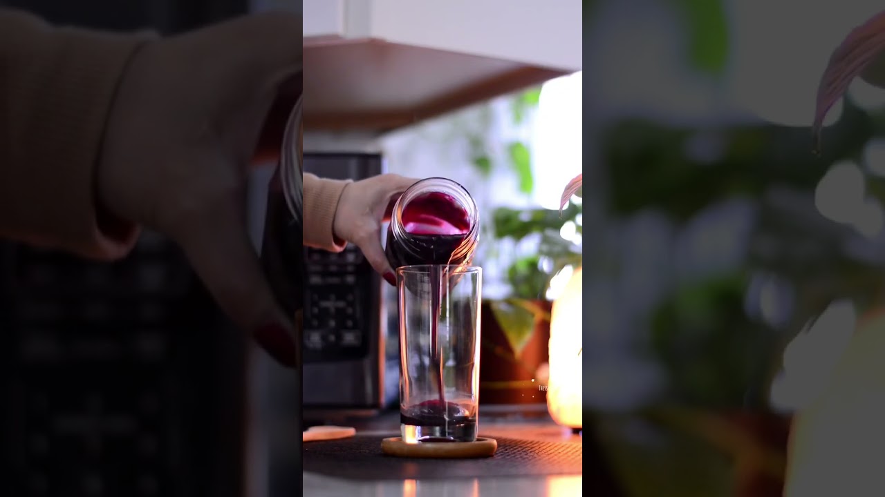 Tried this Korean Style Blueberry Milk 