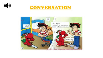 UNIT 1 "HELLO" LESSON 2 "WHAT