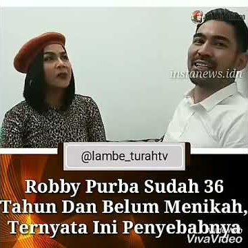 Robby purba sudah 36 tahun dan belum menikah ternyata ini penyebab nya