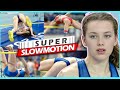Slowmotion women high jump indoor torun 2021 championship  part 1