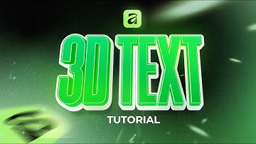 How to Create 3D Text in Affinity by Canva – 2-Minute Quick Tutorial