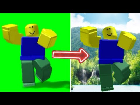 How To Put Your Own Roblox Dance In Any Background Using Your