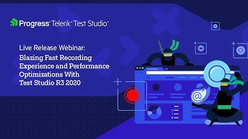 Telerik Test Studio R3 2020 Release | #webinar