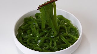 Only 2 ingredients! No Flour Cucumber noodles burn fat quickly! Carb-Free noodles