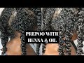 PrePoo with Henna Tea &amp; Oil | How I Strengthen My Fine Hair