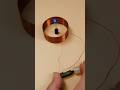 A Spark Can Light This LED ⚡#electronics #experiment #coil #induction #diy #science