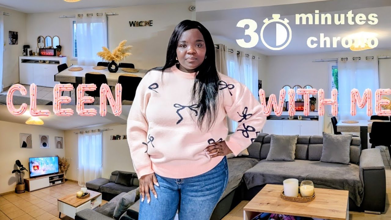 ✅ Routine Ménage Ultra Rapide ⏱️ Maison Propre en 30 Minutes (Famille Nombreuse)