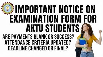 AKTU Payment Status Issue Solved | AKTU Exam Form Date Extended Odd Sem 2025 | Aktu Exam News 