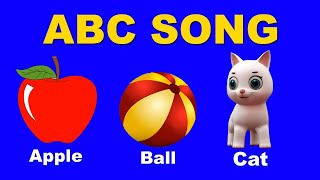 A For Apple Song I A For Apple B For Ball C For Cat D For Dog I Preschool Learning Video Abcd Song Youtube