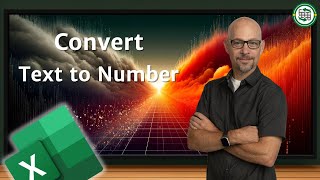 Excel How To Convert Text to Number