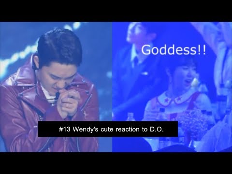 [wensoo] EXO D.O. & RED VELVET WENDY moments #13 - Wendy's cute reaction to D.O.