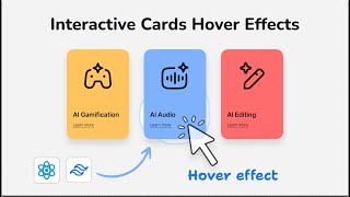 How to Create Interactive Card Effect with React, Tailwind CSS