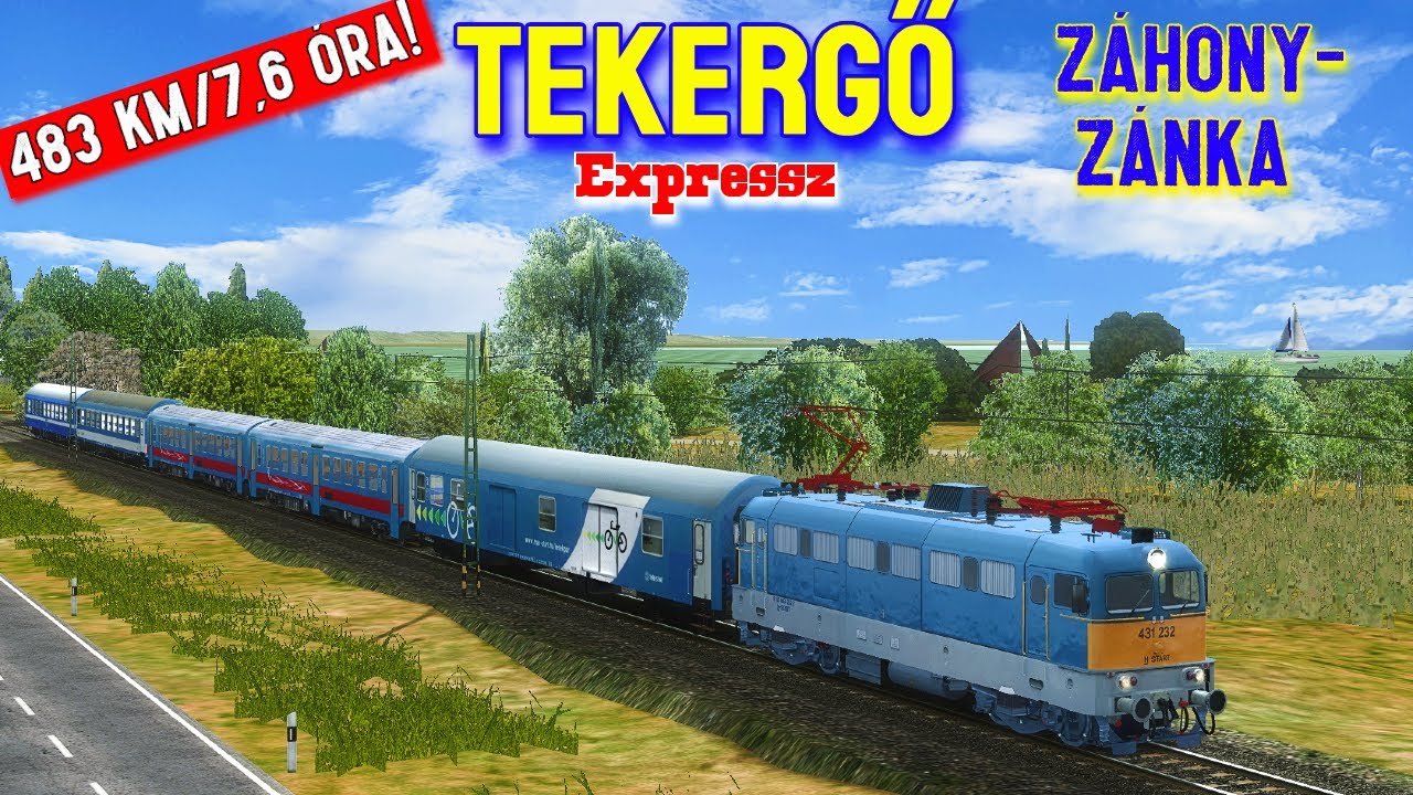 TEKERGŐ EXPRESSZ Záhony-Zánka - A leghosszabb* balatoni vonat MSTS / OR + Letöltés