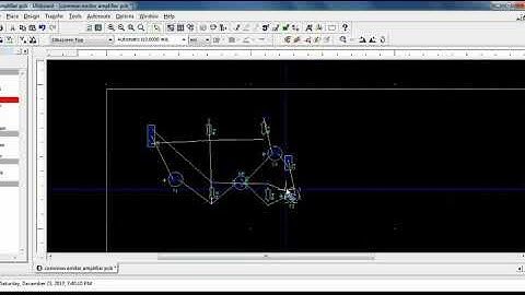 PCB Design for Common Emitter Amplifier with Multisim