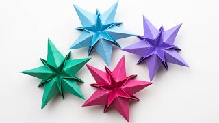 3D Paper Star | How To Make Paper Star | Origami Paper Star | Paper Craft