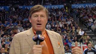 2011 - Magic Thunder Craig Sager 1st Q sideline report