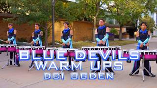 Blue Devils 2026 Drumline Warmup Lot! | DCI Ogden
