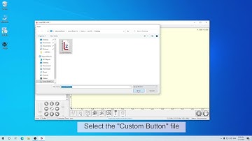 How to import the CustomButton to LaserGRBL Aufero Laser 2