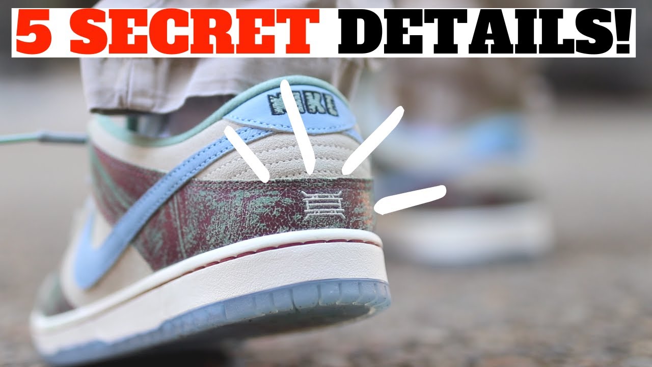 5 SECRET DETAILS YOU MISSED: NIKE SB x CRENSHAW SKATE CLUB DUNK 
