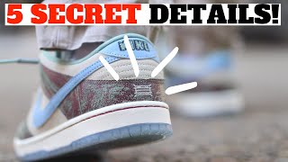 NIKE SB x CSC CRENSHAW SKATE CLUB DUNK LOW! 5 SECRET DETAILS!